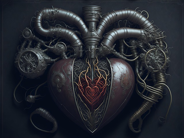 Download free HD stock image of Ai Generated Heart Free ai generated heart life illustration