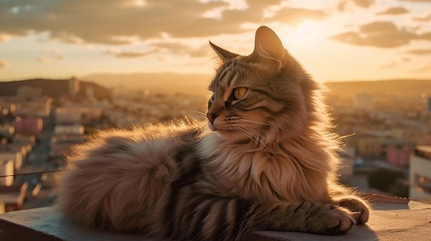 Free Cat Roof photo and picture
