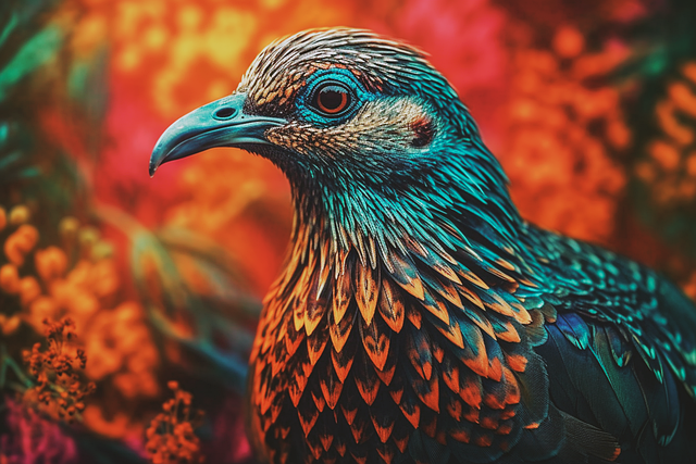 Download free HD stock image of Ai Generated Bird Free ai generated bird beak illustration