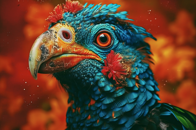 Download free HD stock image of Ai Generated Bird Free ai generated bird beak illustration