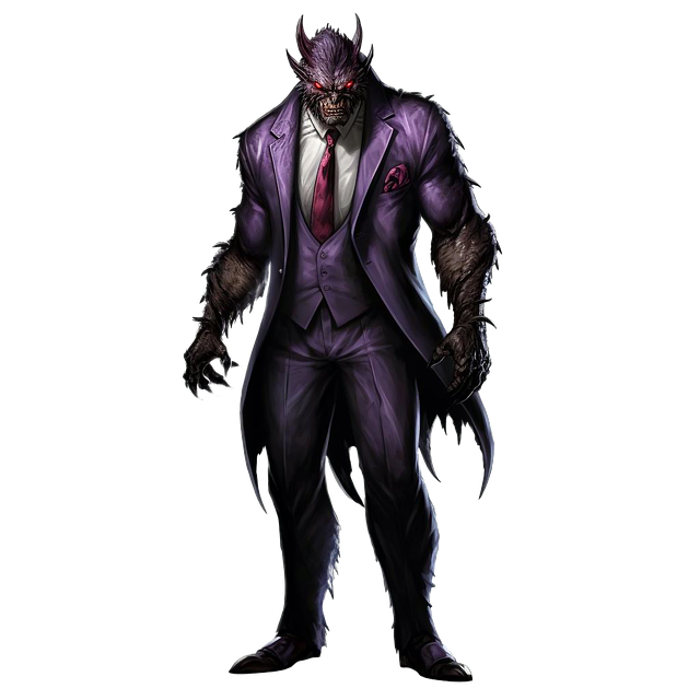 Free monster beast suit illustration