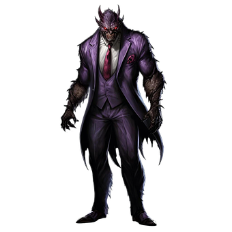 Monstruo, Bestia, Traje, Estilo, Rojo