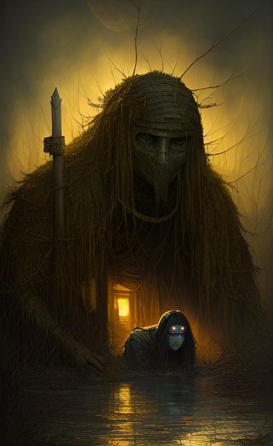 Free idol shamanic shaman illustration