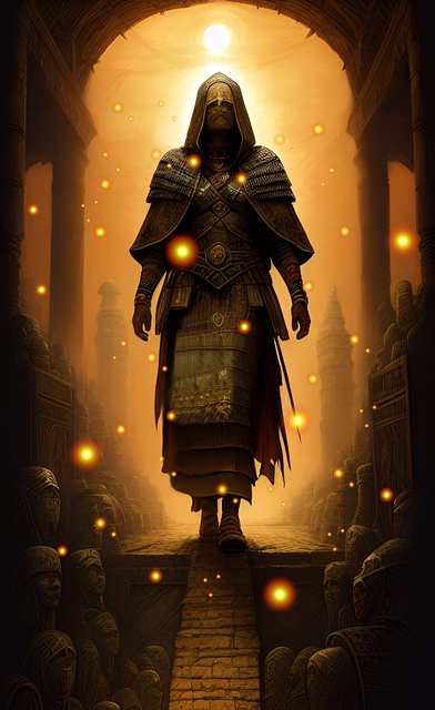 Free mummy not dead priest illustration