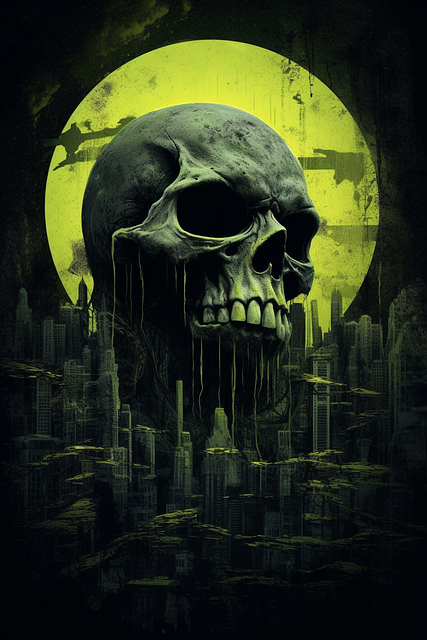Free Fantasy Skull illustration and picture