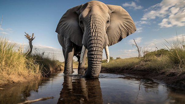 Elefant, Natur, Dyr, Dyreliv, Pattedyr
