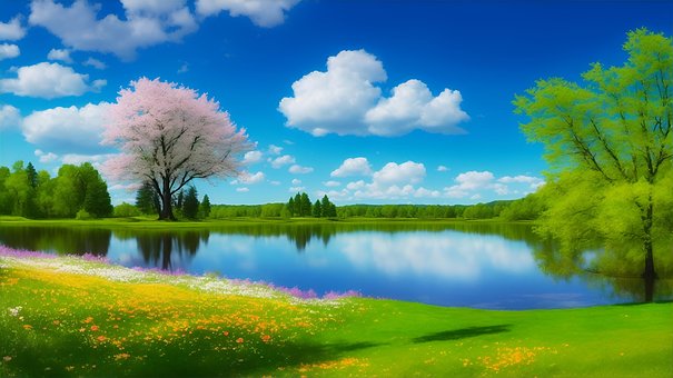Free Goal Landscape illustration and picture