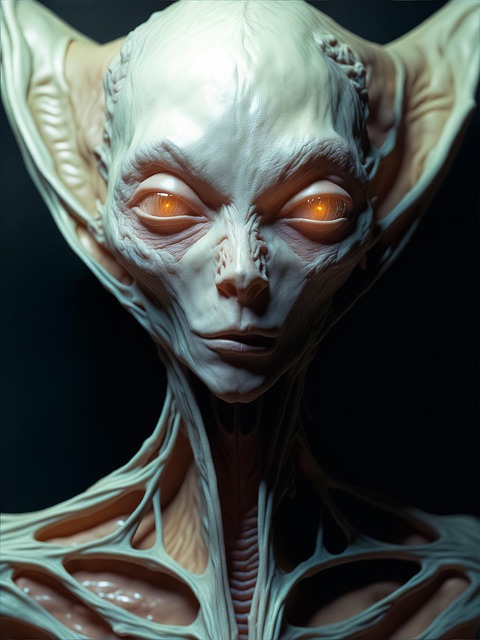 Free ai generated alien monster illustration