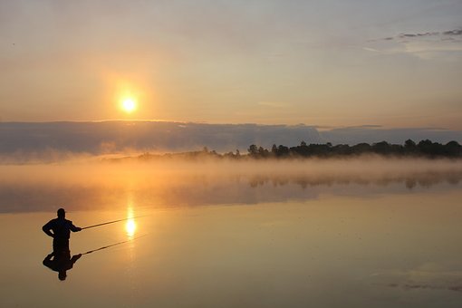 Free River Fisherman photo and picture