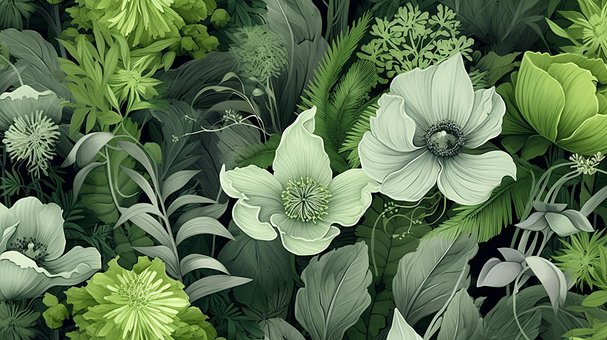 Free Ai Generated Leaves illustration and picture