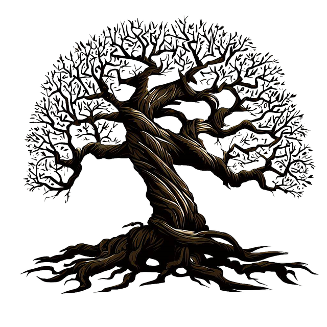 Free tree oak linden tree illustration