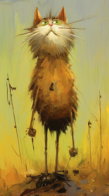 Free ai generated animal cat illustration