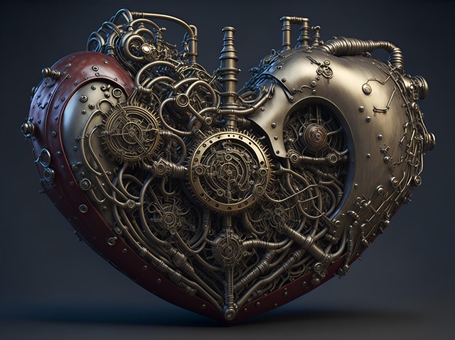 Download free HD stock image of Heart Steampunk Free heart steampunk ai generated illustration