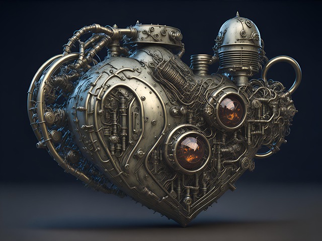 Download free HD stock image of Heart Steampunk Free heart steampunk ai generated illustration