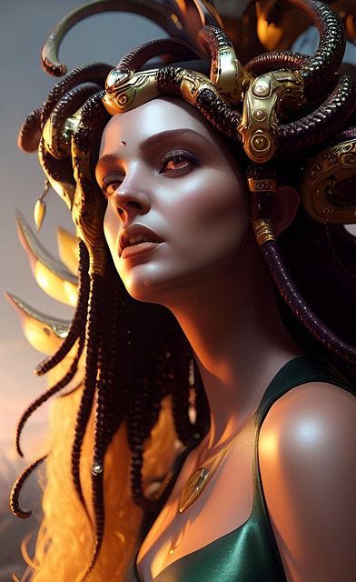 Circe, Gorgon, Vrouw, Kwallen