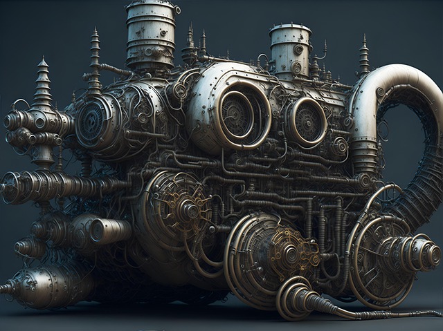 Free engine power electricity illustration