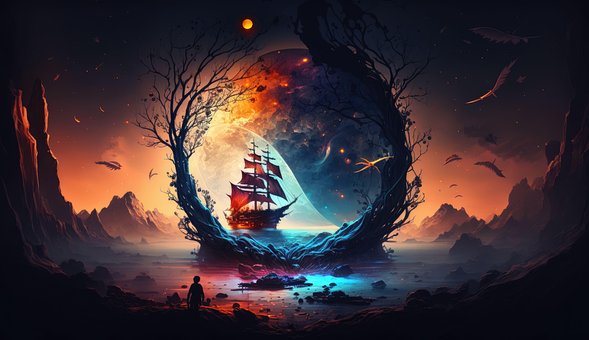 Free Ai Generated Trees illustration and picture