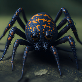 Free Ai Generated Spider illustration and picture