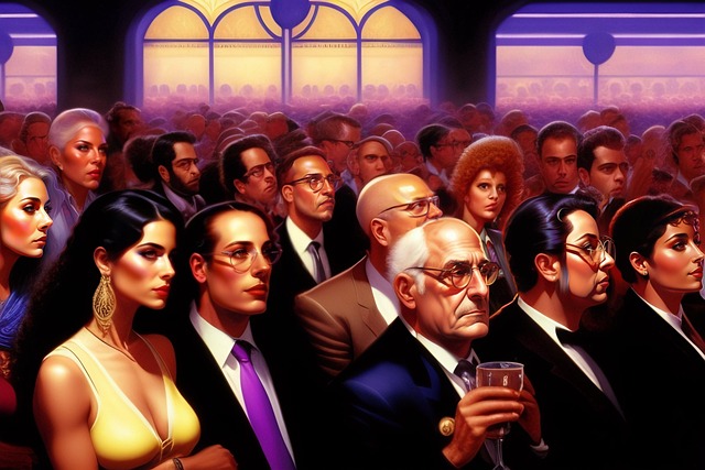 Free people crowd party illustration