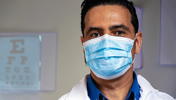 Die Medizin, Arzt, Augenarzt, Labor