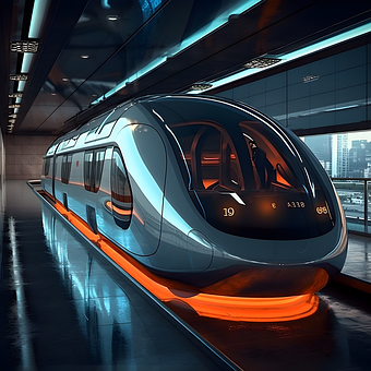 Free Hyperloop Pod illustration and picture