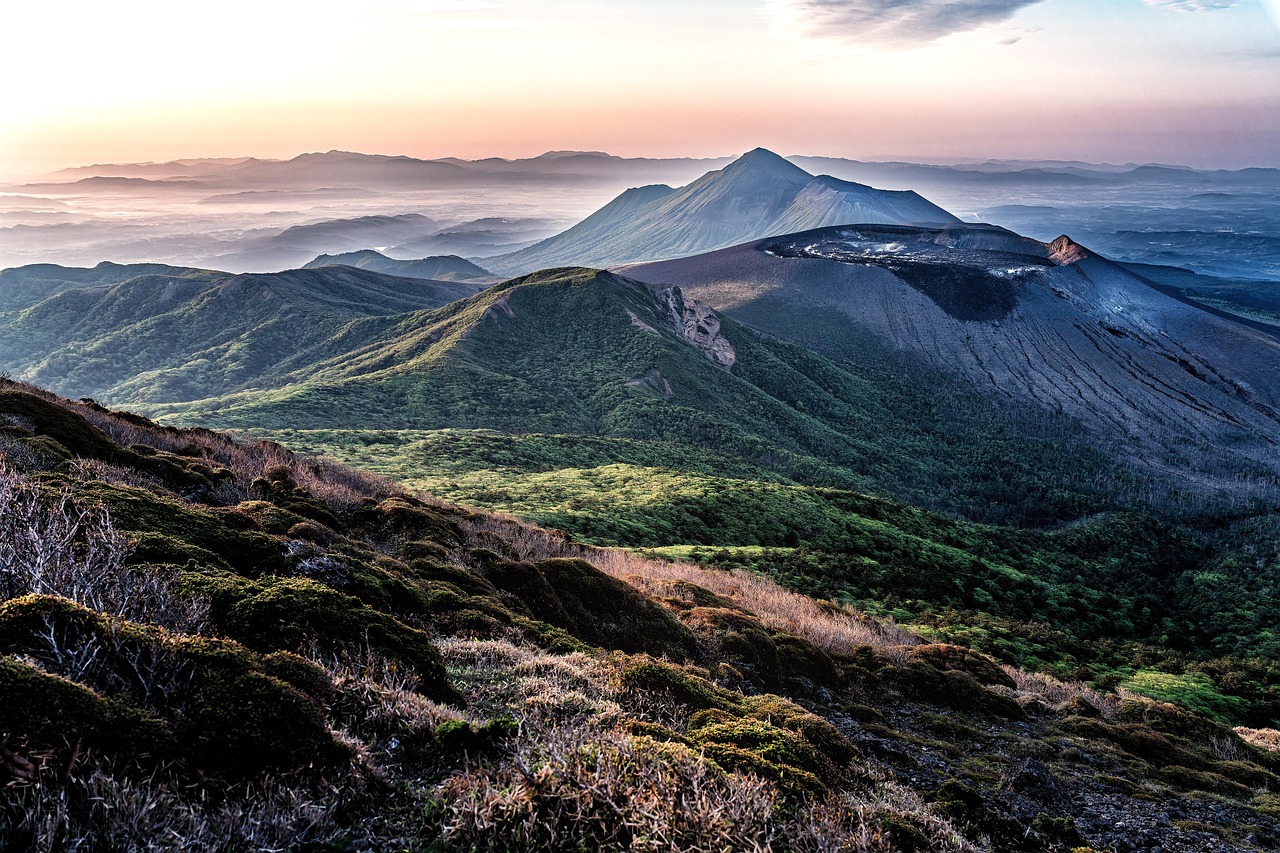 Vulkanische Bergen