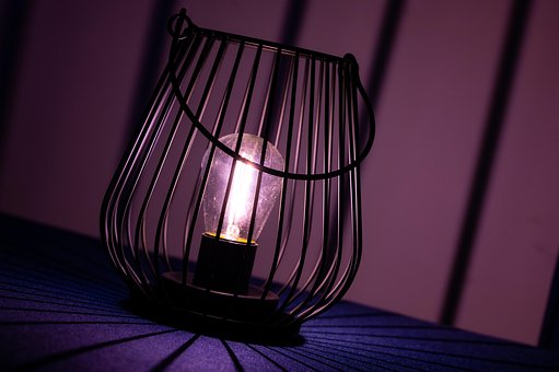 Lampe, Nacht, Led, Zaun, Nachtlicht