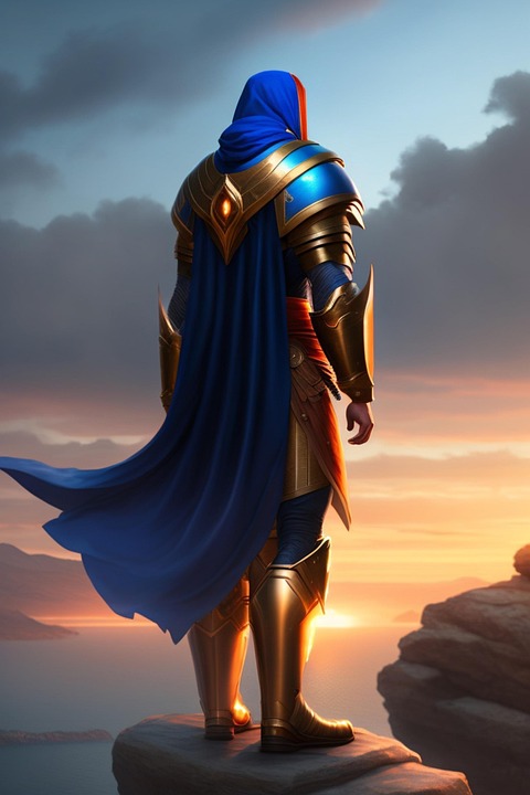 Download Ai Generated Nature Knight Royalty-Free Stock Illustration