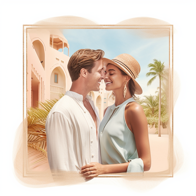 Paar, Jung, Schöne, Romantik, Liebe