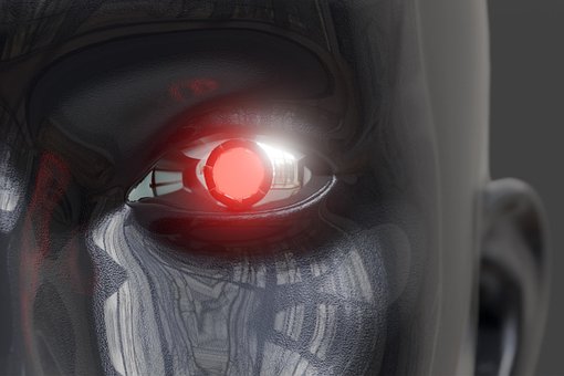 Ai Generiert, Roboter, Auge, Vision