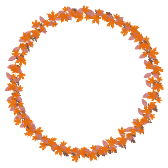 Krans, Blade, Løv, Grænse, Efterår