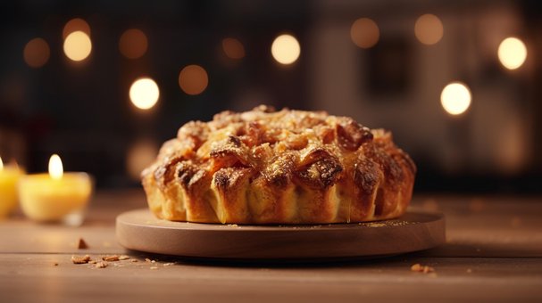 Ai Gegenereerd, Appeltaart, Gebakje