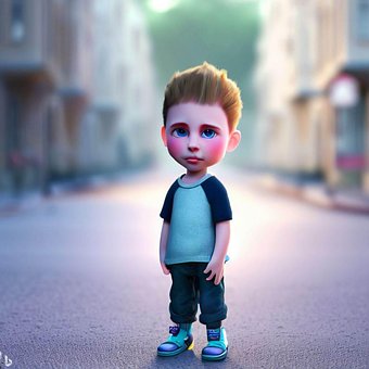 Free Boy Ai Boy illustration and picture