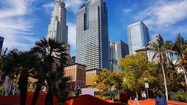 Los Angeles, Californië, Wolkenkrabber