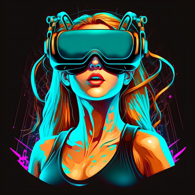 Download free HD stock image of Ai Generated Woman Free ai generated woman virtual reality glasses illustration