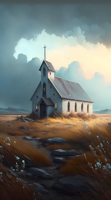 Free ai generated church chapel illustration