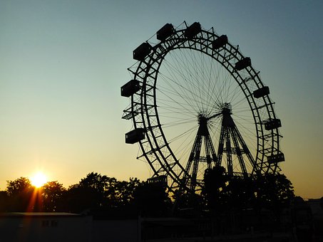 Áustria, Viena, Prater, Roda Gigante