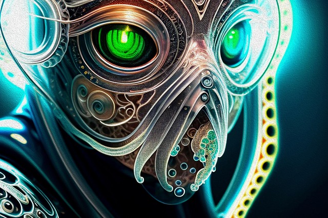 Free macro art sci-fi masterpiece illustration