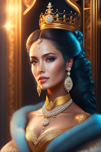 Free castle beautiful queen illustration
