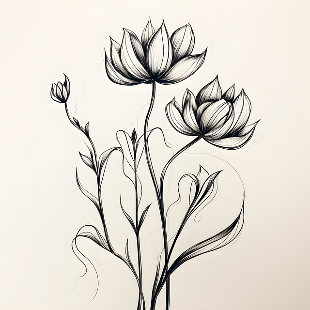 Download free HD stock image of Minimalist Flowers Free minimalist flowers nature illustration