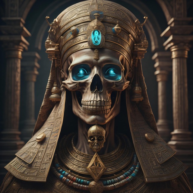 Free Skull Horror illustration and picture