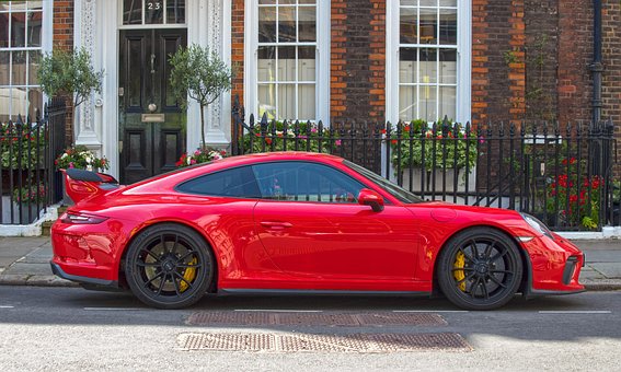 Auto, Voertuig, Porsche, Sport, Parkeren