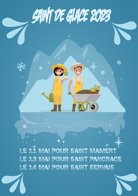 Free Saint Of Ice Climatological Period vector and picture