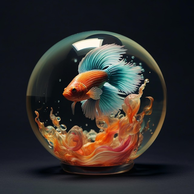 Free ai generated fish beta illustration