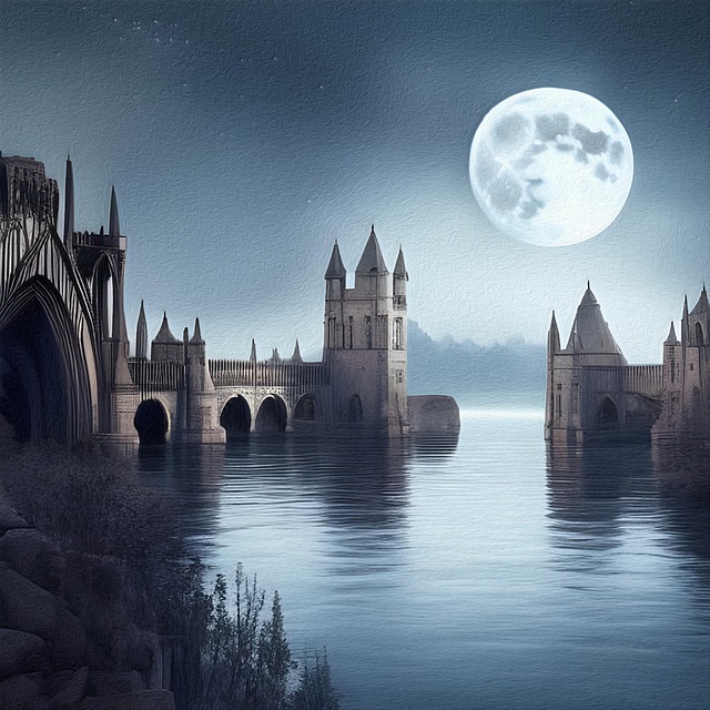 Free ai generated fantasy painting illustration