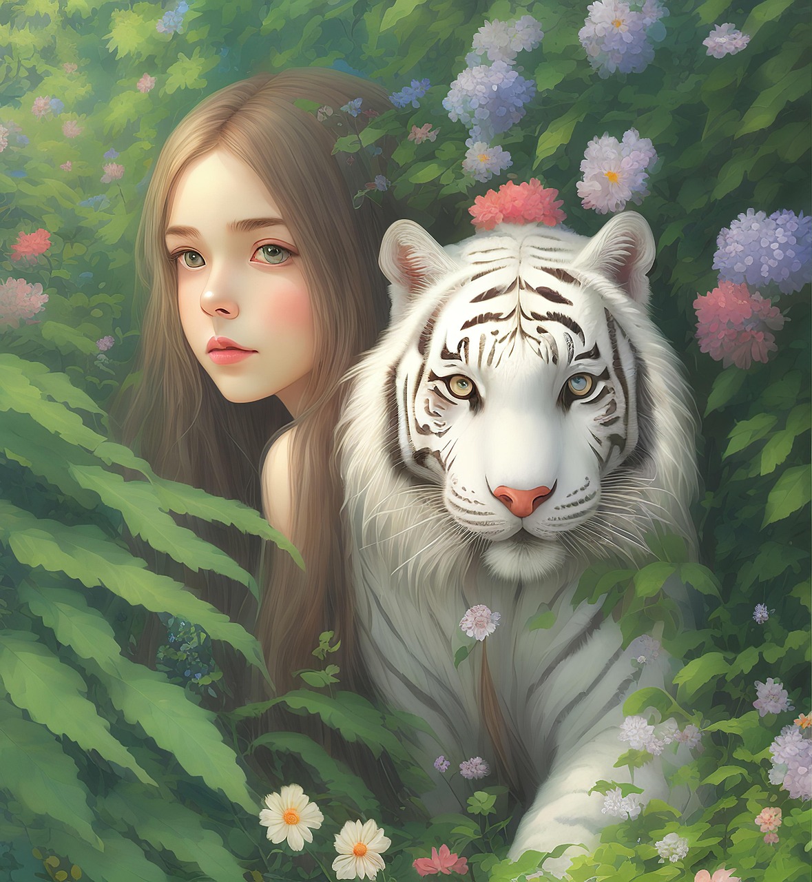 Tiger Girl Half-Orc Beautiful - Free photo on Pixabay - Pixabay