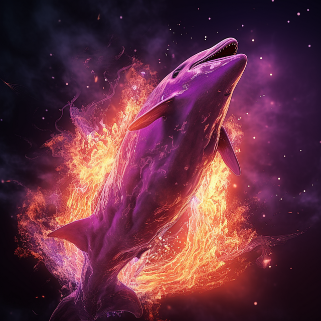 Free ai generated whale ocean illustration