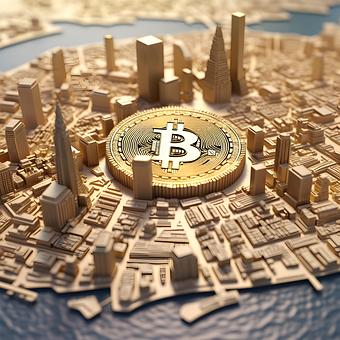Free Ai Generated Bitcoin illustration and picture