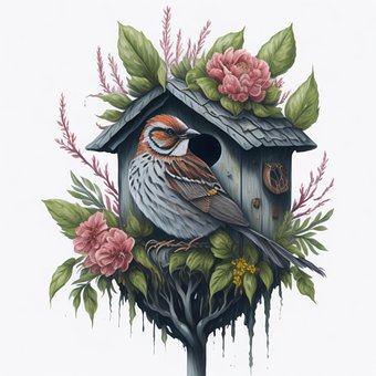 Птица, Природа, Птичий Домик