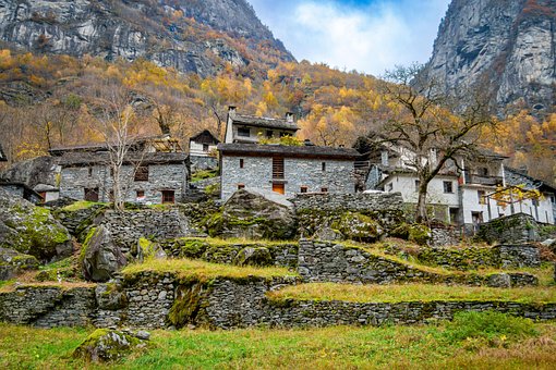 Free Mountain Village Ticino photo and picture